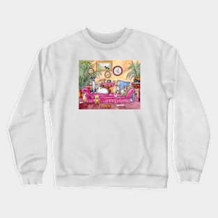 Our sofa - so - where's yours Crewneck Sweatshirt